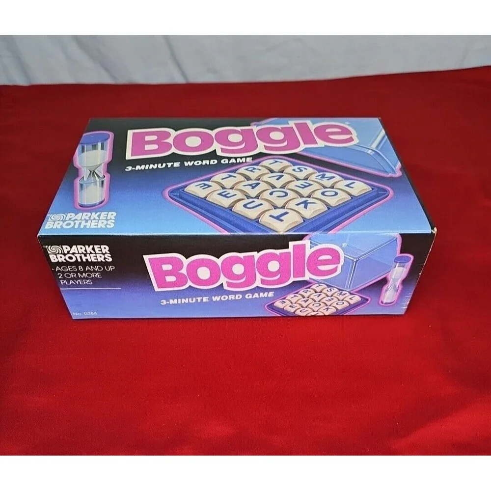 Boggle Word Game Parker Brothers VTG '92 Complete Classic Letter Cube